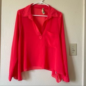 Free people dress shirt.size xs